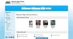 Desktop Screenshot of mcloudhighschool.org
